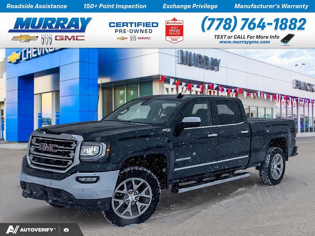 2018 GMC Sierra 1500 SLT Crew Cab 4WD