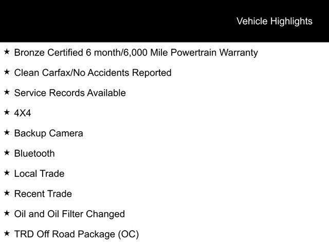2018 Toyota Tacoma TRD Off Road Double Cab 4WD