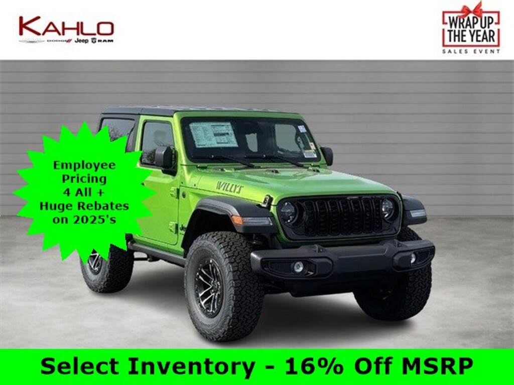 2025 Jeep Wrangler Willys 2-Door 4WD