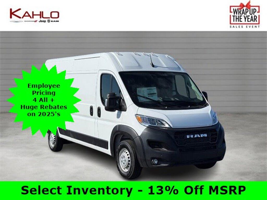 2025 RAM ProMaster 3500 Tradesman 159 High Roof Extended Cargo Van FWD