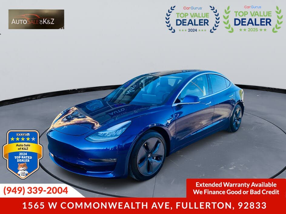 2020 Tesla Model 3 Standard Range AWD