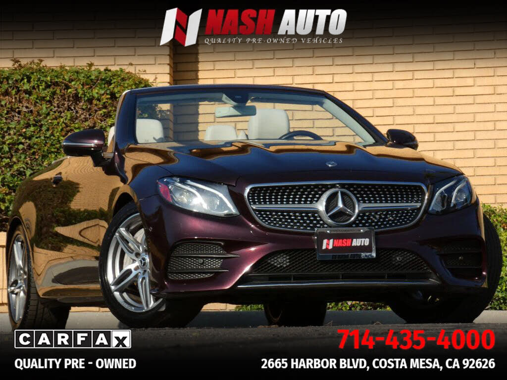 2019 Mercedes-Benz E-Class E 450 Cabriolet RWD