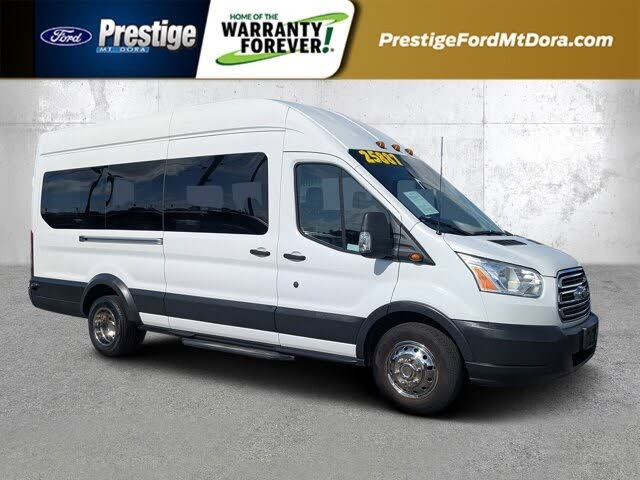 2016 Ford Transit Passenger 350 HD XLT Extended High Roof LWB DRW RWD with Sliding Passenger-Side Door