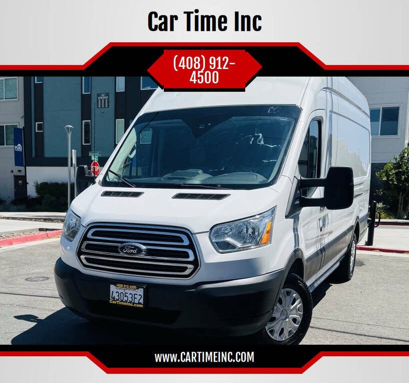 2017 Ford Transit Cargo 350 3dr LWB High Roof Extended Cargo Van with Sliding Passenger Side Door