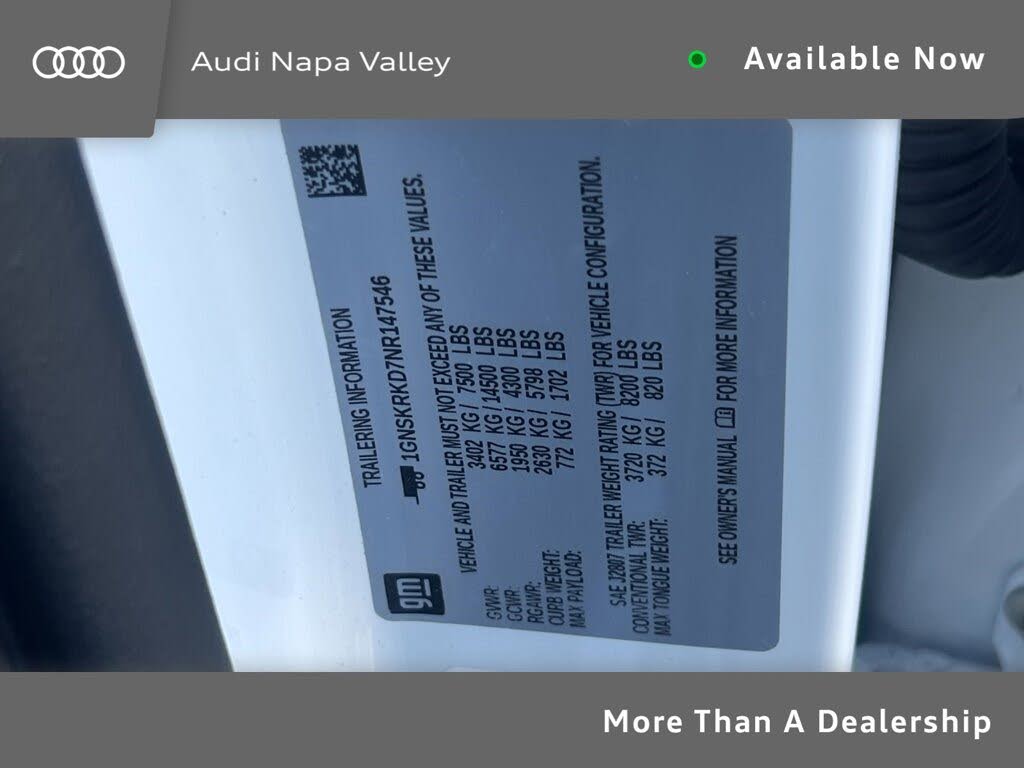 2022 Chevrolet Tahoe RST 4WD