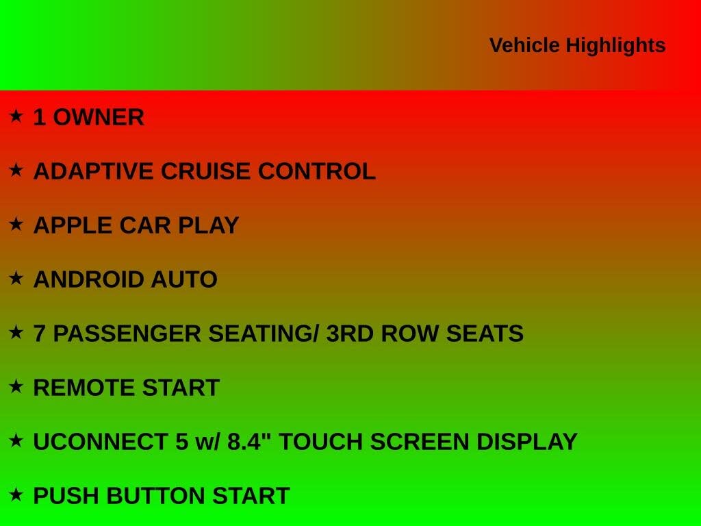 2021 Jeep Grand Cherokee L Altitude 4WD