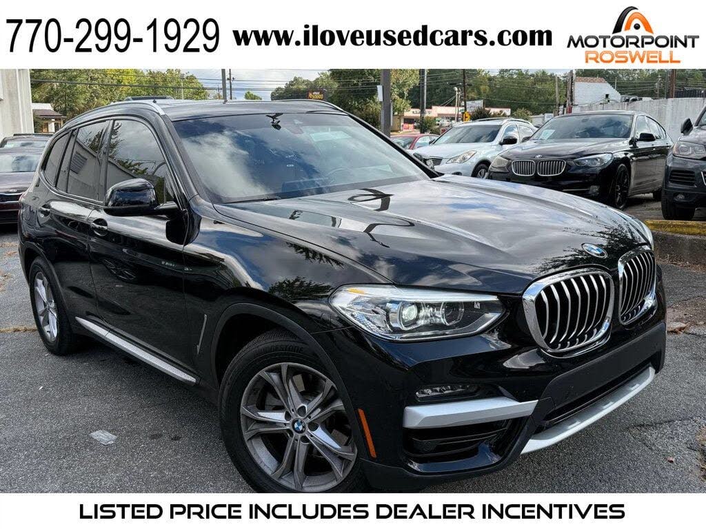2020 BMW X3 sDrive30i RWD