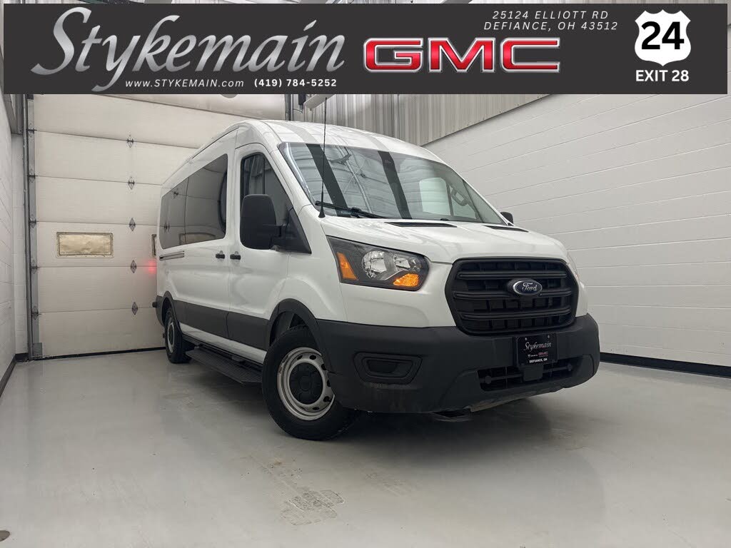2020 Ford Transit Passenger 350 XL Medium Roof LWB RWD with Sliding Passenger-Side Door