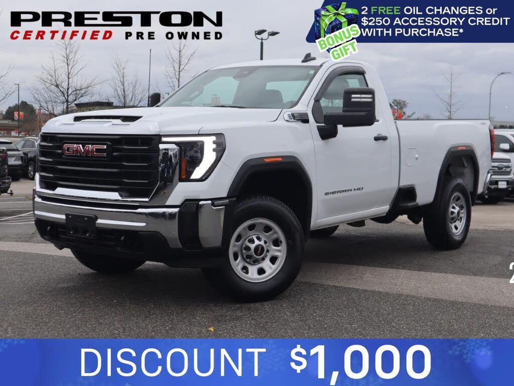 GMC Sierra 3500HD Pro Regular Cab LB 4WD 2024