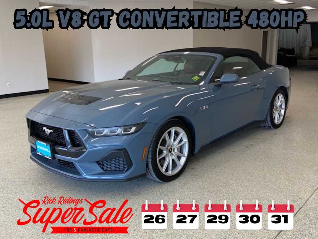 2024 Ford Mustang GT Premium Convertible RWD