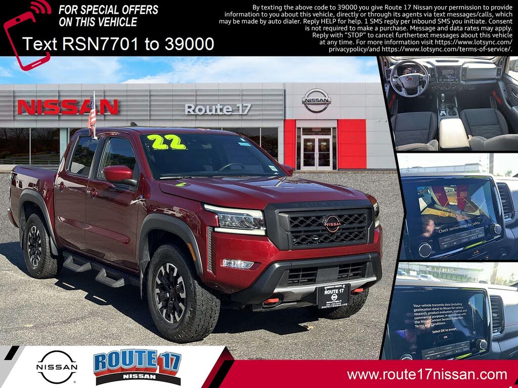 2022 Nissan Frontier PRO-4X Crew Cab 4WD