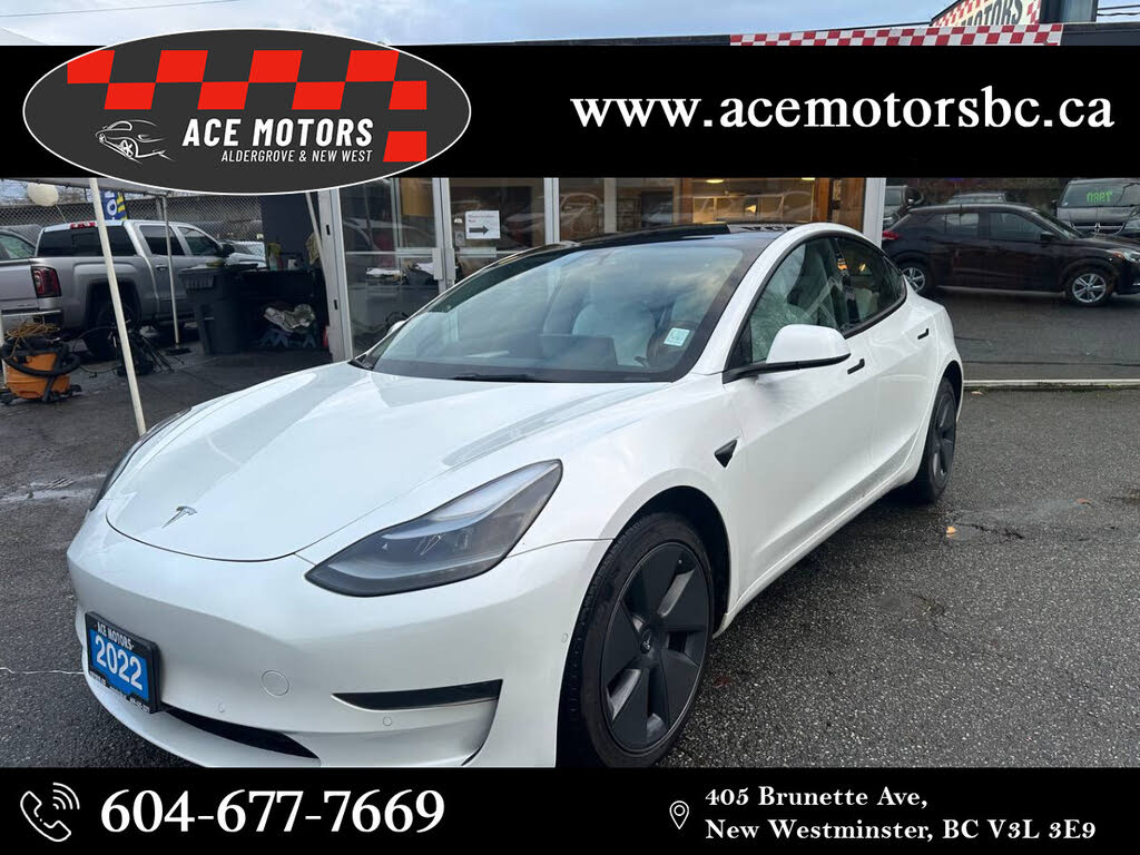 2022 Tesla Model 3 RWD