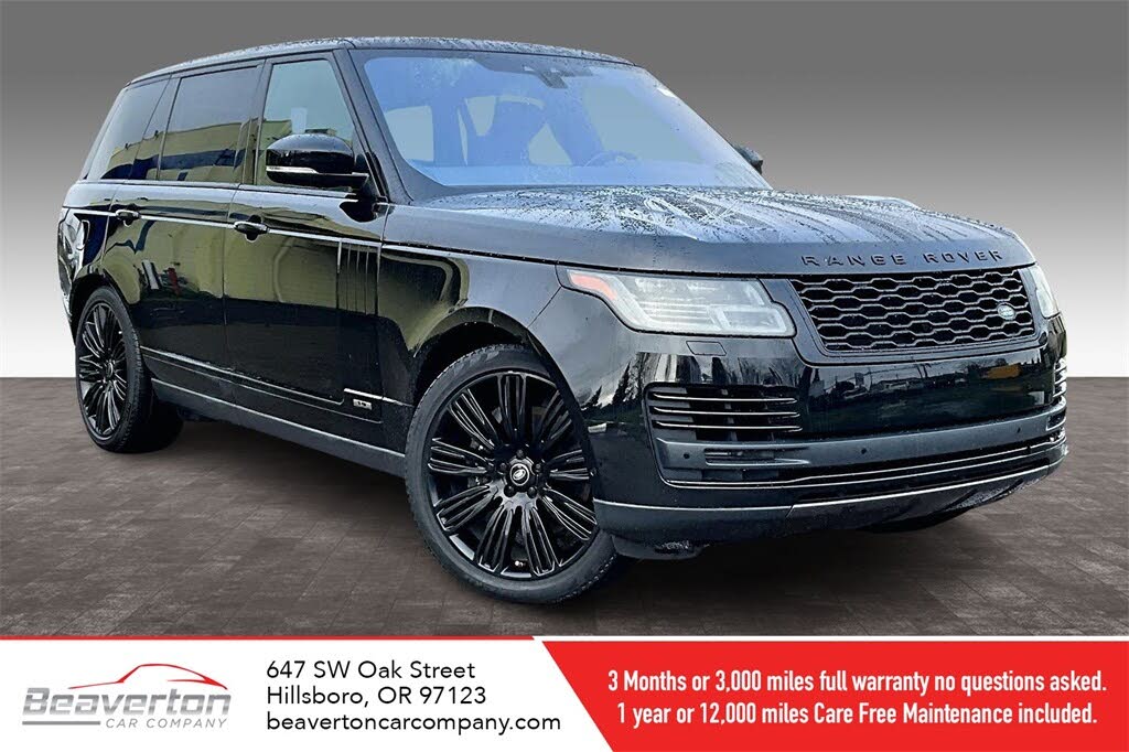 2019 Land Rover Range Rover V8 Supercharged LWB 4WD