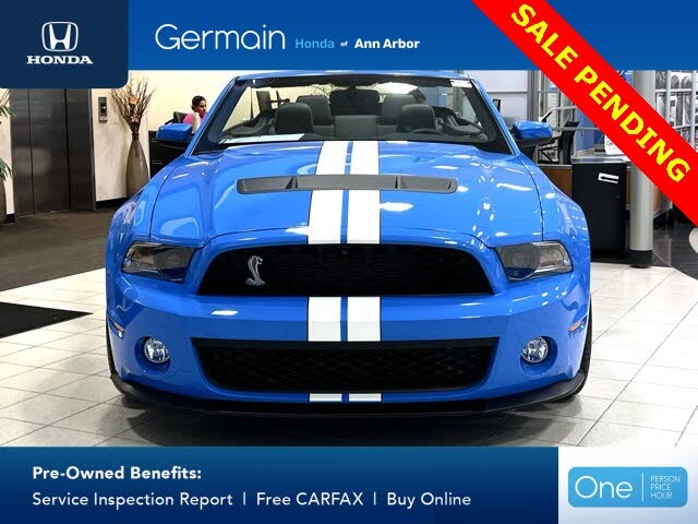 2012 Ford Mustang Shelby GT500 Convertible RWD