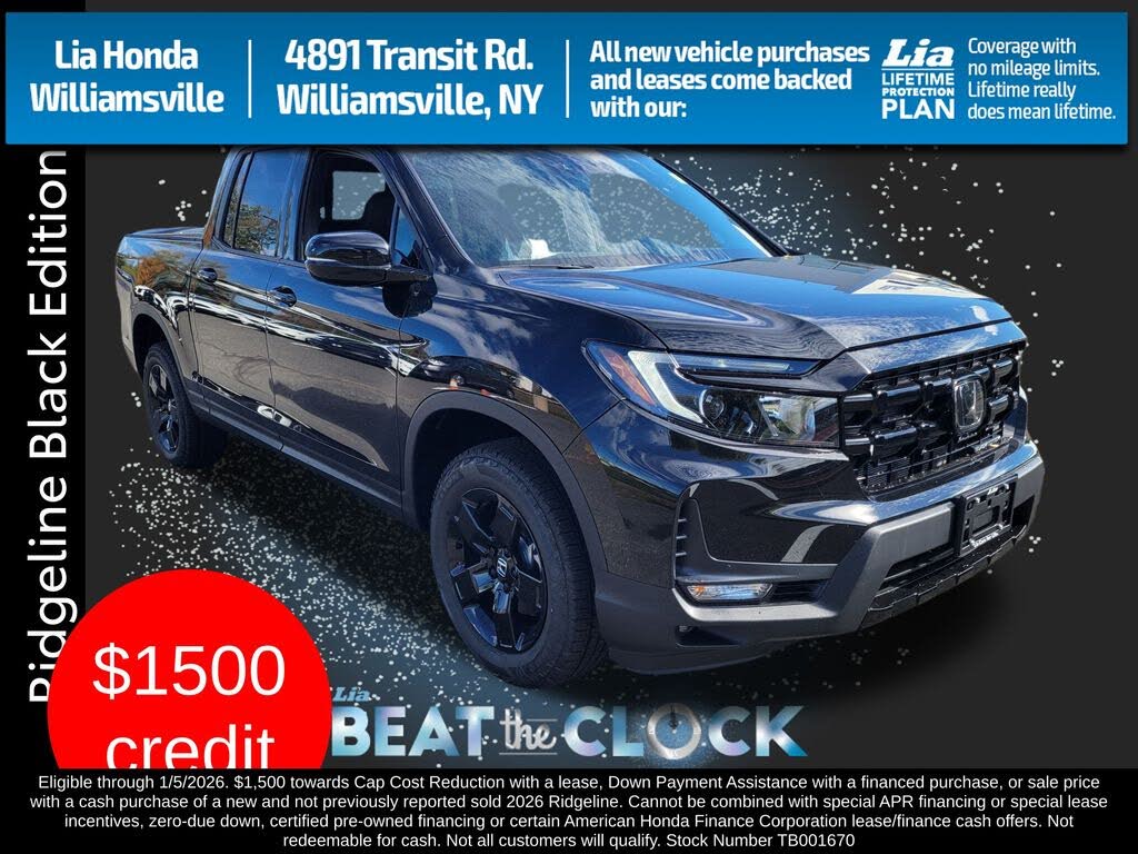 2026 Honda Ridgeline Black Edition AWD