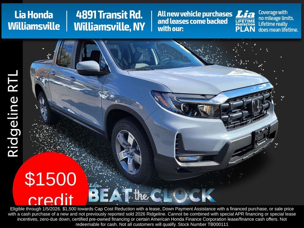 2026 Honda Ridgeline RTL AWD