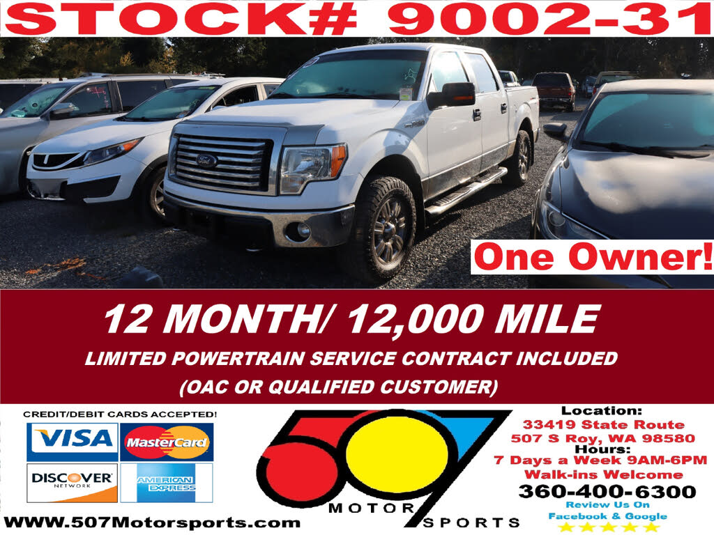 2012 Ford F-150 XLT SuperCrew 4WD