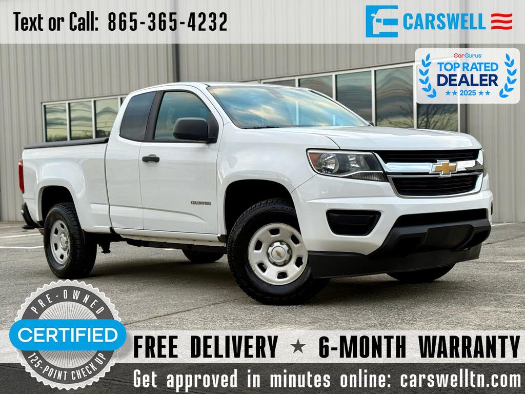2020 Chevrolet Colorado Work Truck Extended Cab RWD