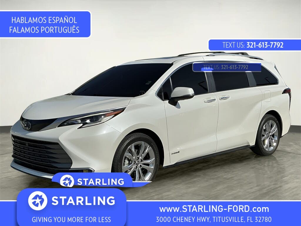 2021 Toyota Sienna Platinum 7-Passenger FWD