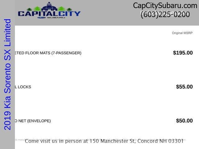 2019 Kia Sorento SX Limited V6 AWD