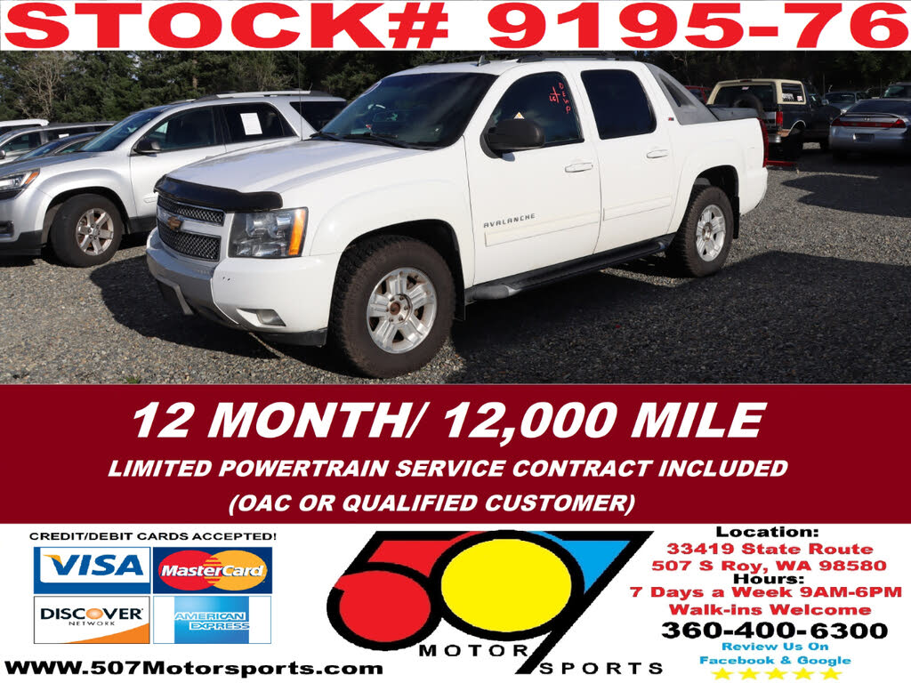 2012 Chevrolet Avalanche LT 4WD