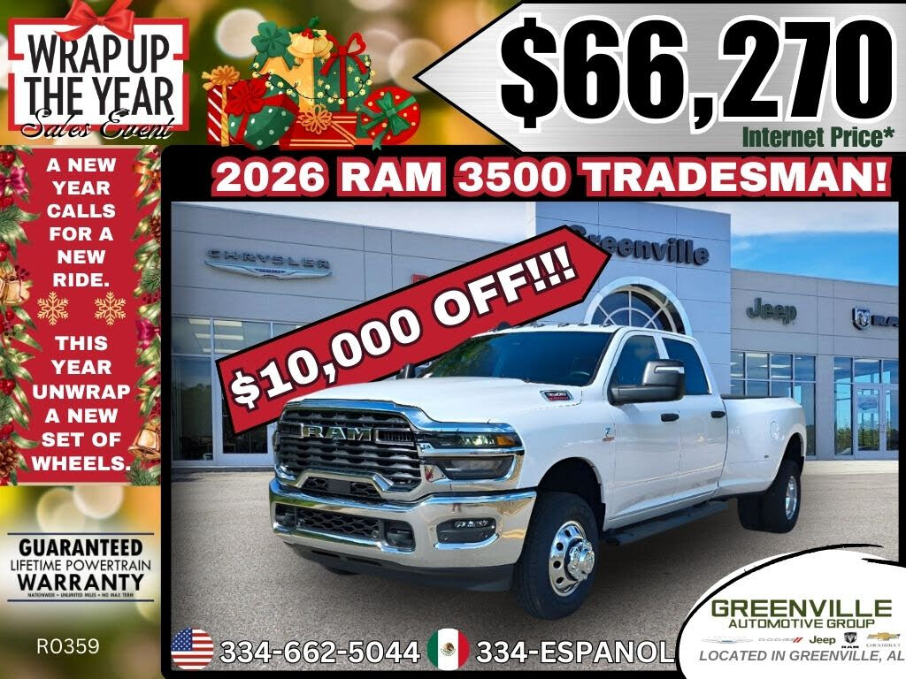 2026 RAM 3500 Tradesman Crew Cab LB DRW 4WD