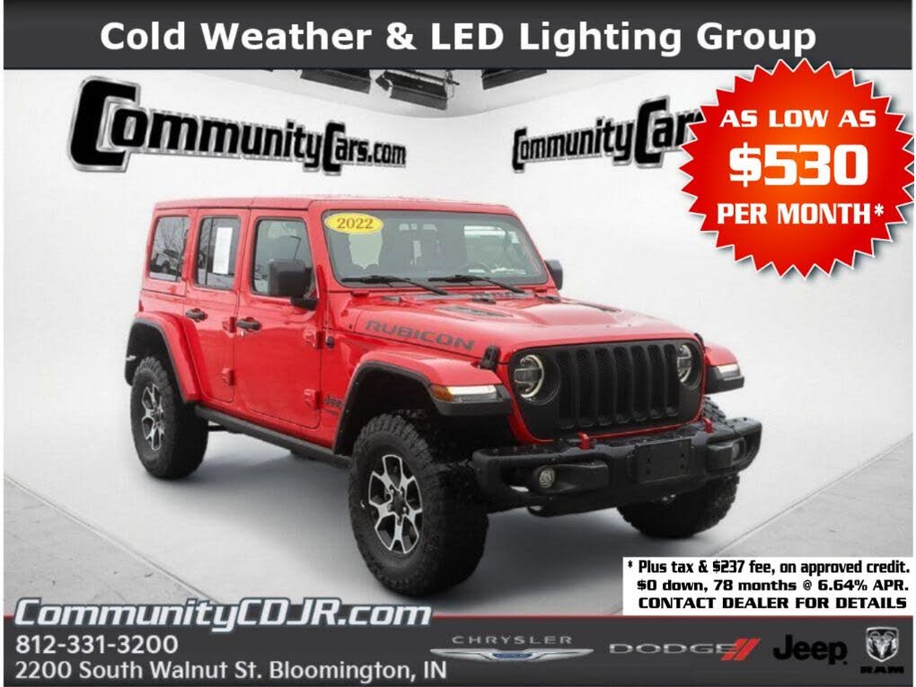 2022 Jeep Wrangler Unlimited Rubicon 4WD