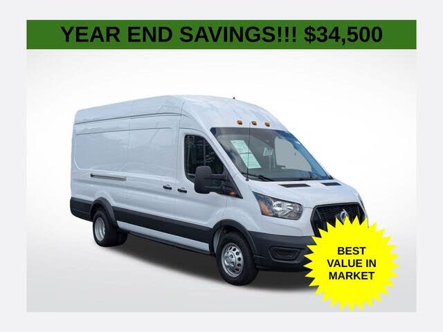 2021 Ford Transit Cargo 350 HD 10360 GVWR High Roof Extended LB DRW RWD