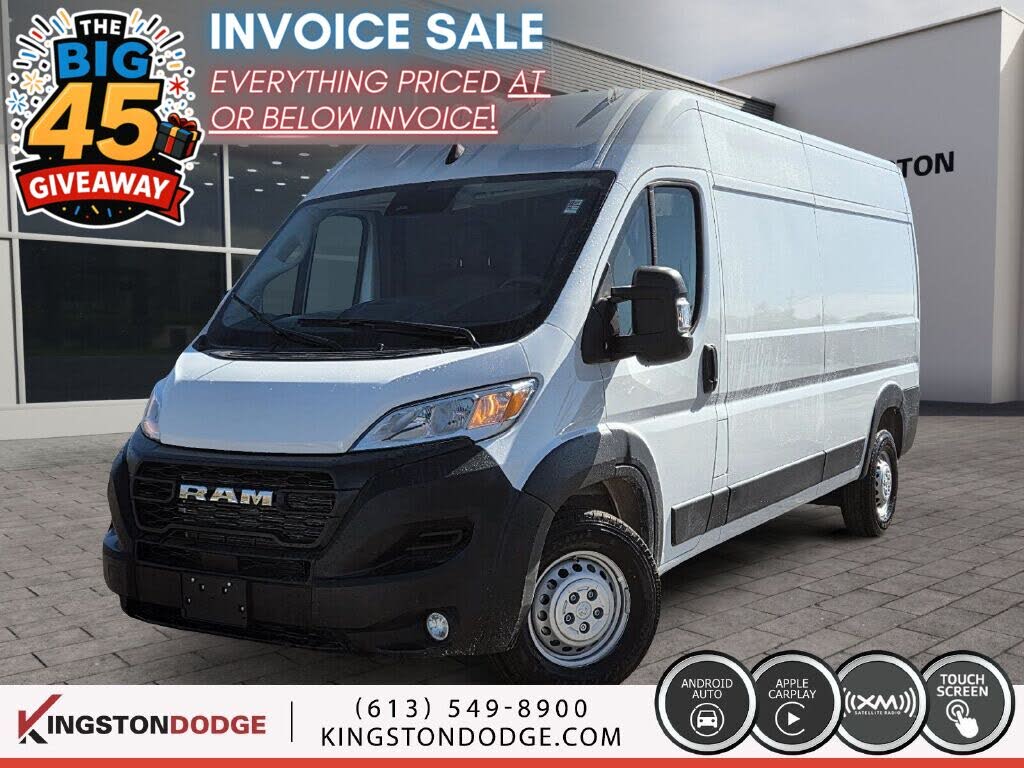2026 RAM ProMaster 2500 Tradesman 159 High Roof Cargo Van FWD
