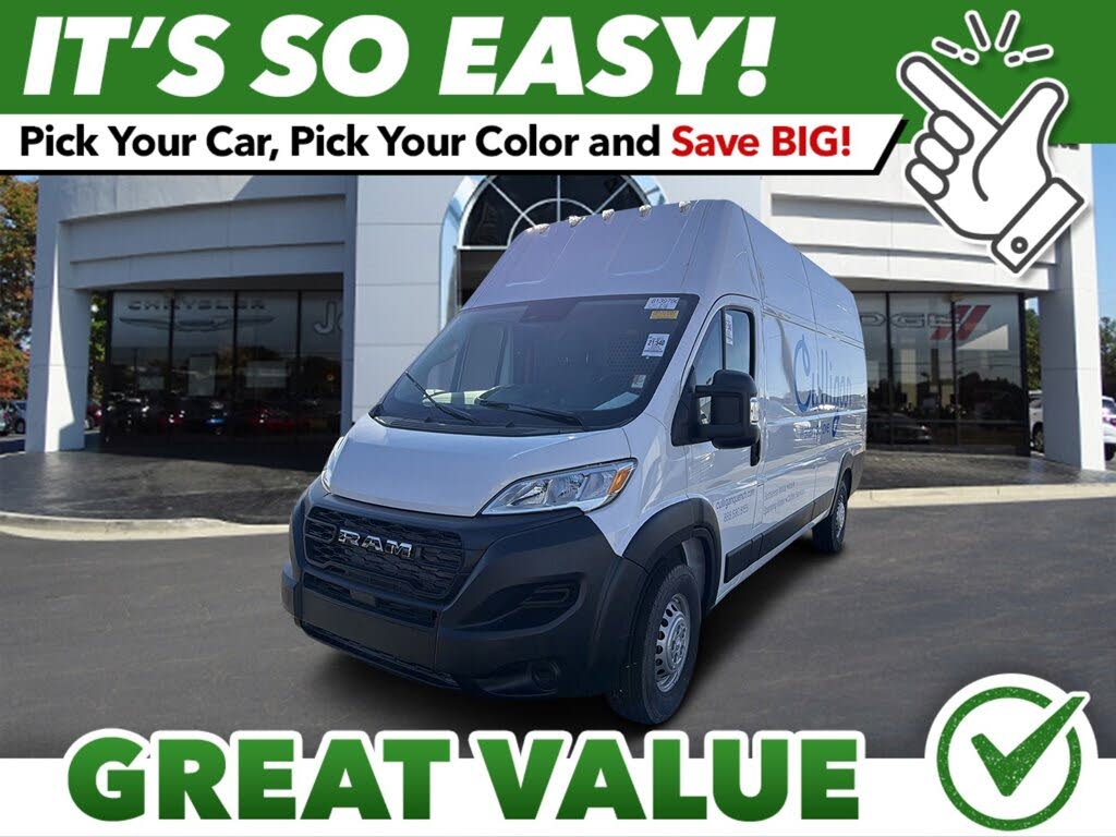 2025 RAM ProMaster 3500 Tradesman 159 Super High Roof Extended Cargo Van FWD