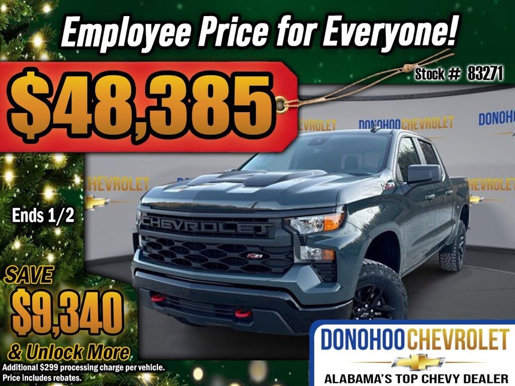 2026 Chevrolet Silverado 1500 Custom Trail Boss Crew Cab 4WD