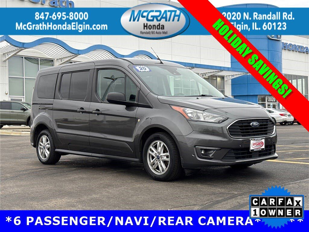 2020 Ford Transit Connect Wagon XLT LWB FWD with Rear Cargo Doors