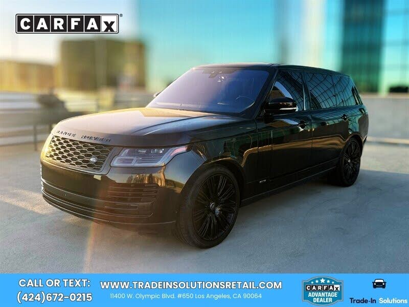 2019 Land Rover Range Rover V8 Supercharged LWB 4WD