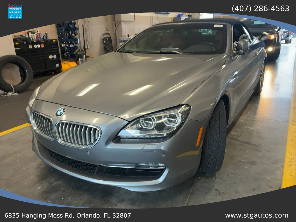 2012 BMW 6 Series 650i Convertible RWD