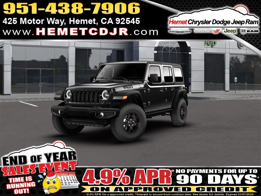 2026 Jeep Wrangler Willys 4-Door 4WD