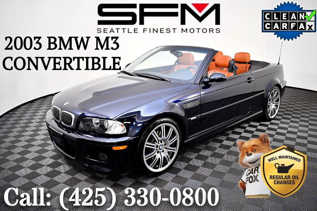 2003 BMW M3 Convertible RWD