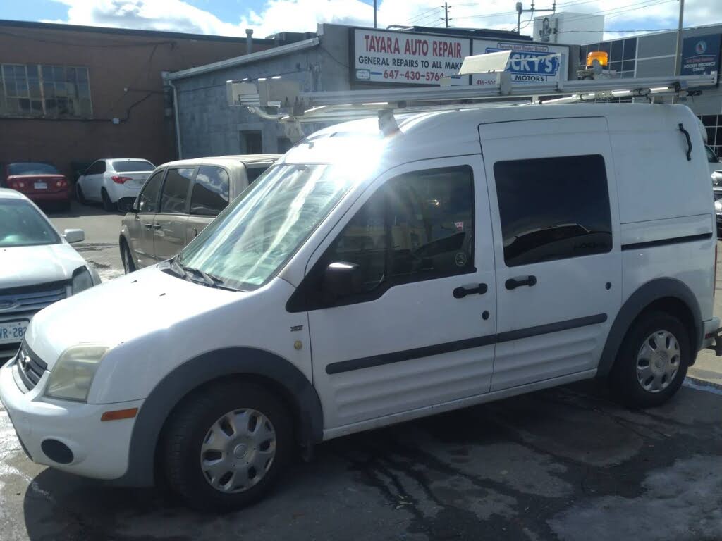 2011 Ford Transit Connect Cargo XLT FWD with Side and Rear Glass