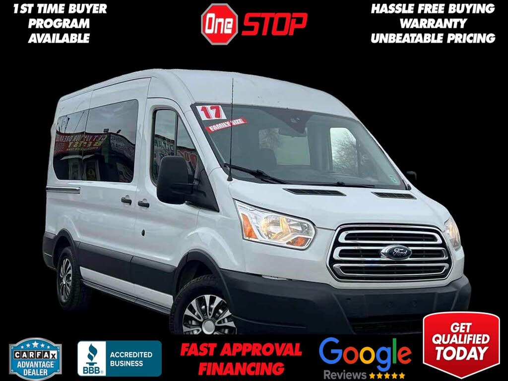 2017 Ford Transit Passenger 150 XLT Medium Roof RWD with Sliding Passenger-Side Door