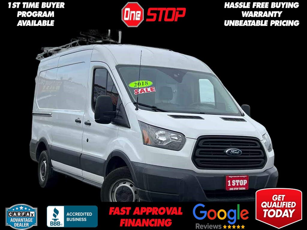 2018 Ford Transit Cargo 250 3dr SWB Medium Roof Cargo Van with Sliding Passenger Side Door