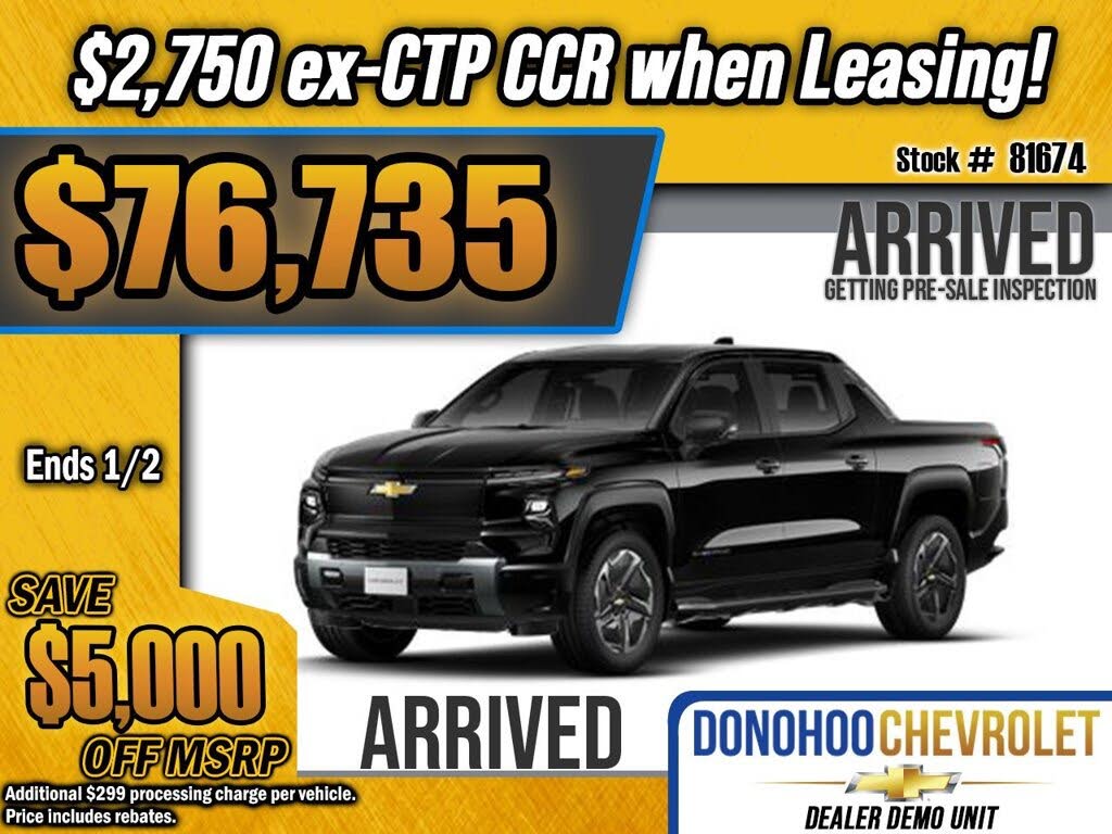 2026 Chevrolet Silverado EV LT Crew Cab (Extended Range) e4WD