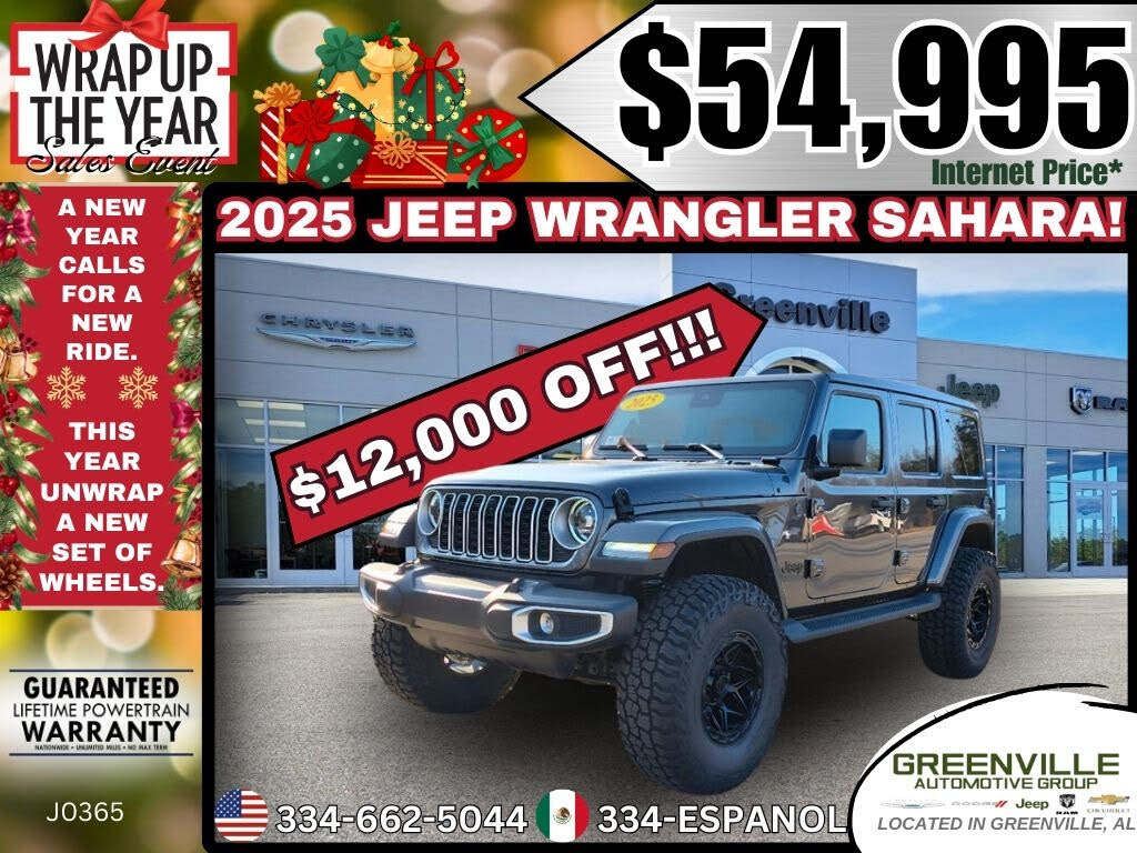 2025 Jeep Wrangler Sahara 4-Door 4WD