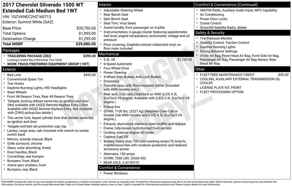 2017 Chevrolet Silverado 1500 LS Double Cab 4WD