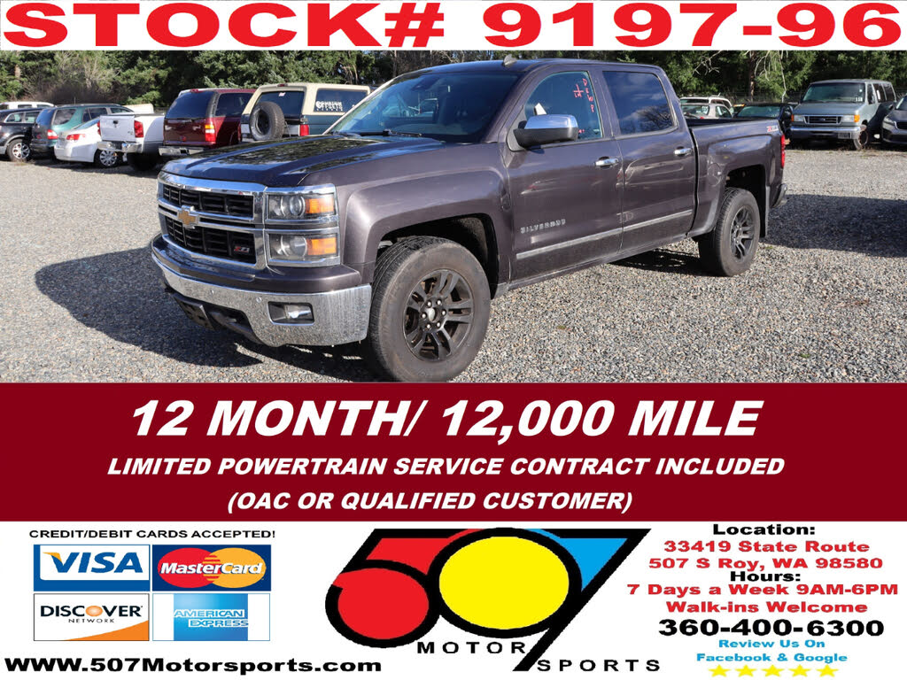 2014 Chevrolet Silverado 1500 LTZ Crew Cab 4WD