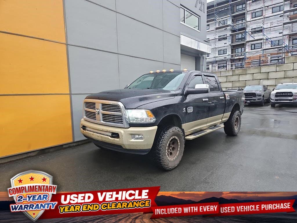 2012 RAM 3500 Laramie Longhorn Crew Cab 8 ft. Bed 4WD