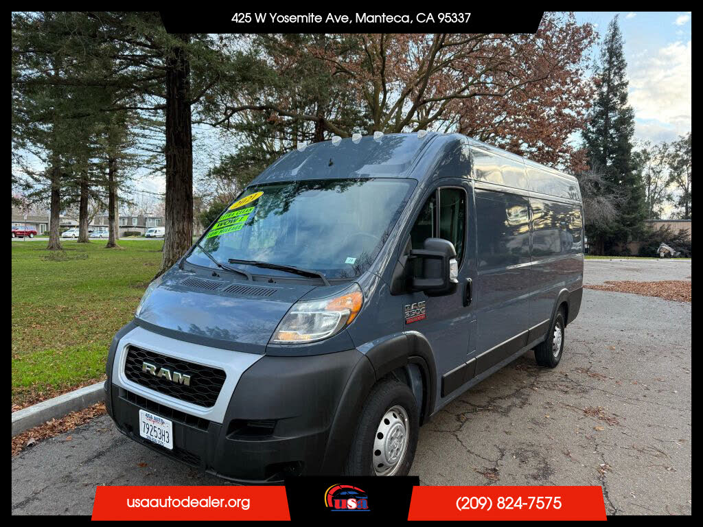 2021 RAM ProMaster 3500 159 High Roof Extended Cargo Van FWD