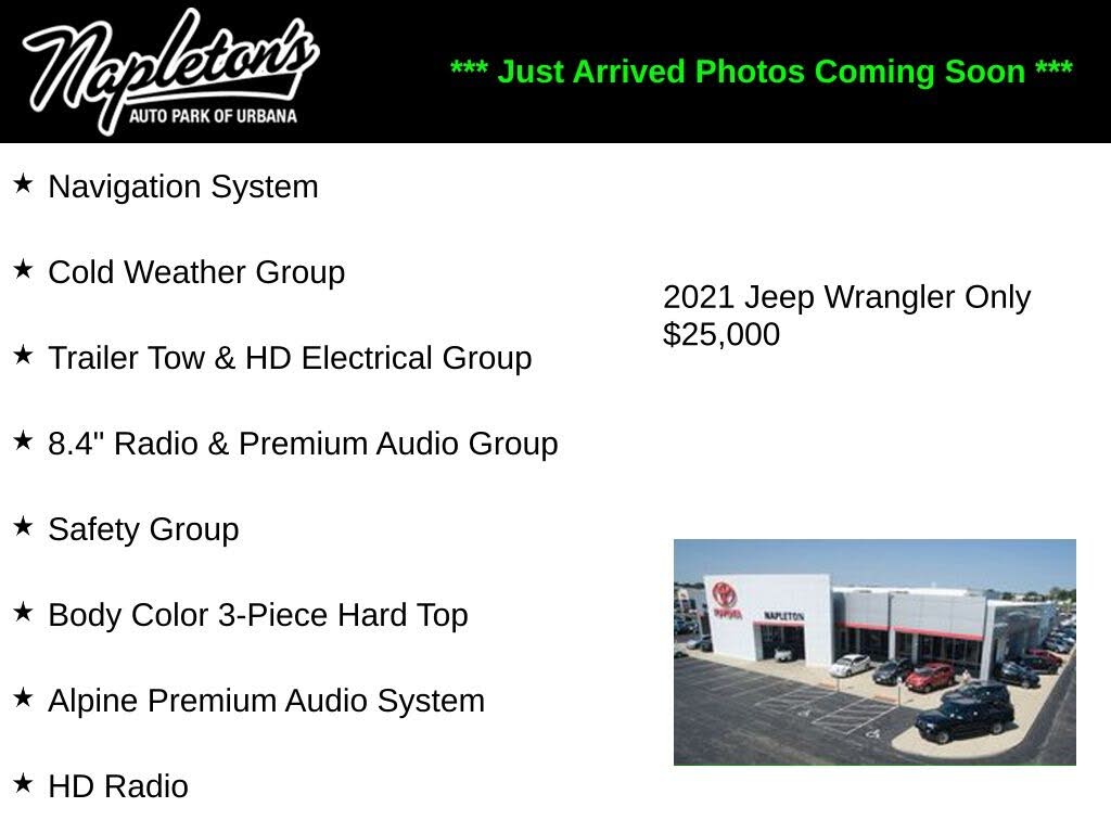 2021 Jeep Wrangler Unlimited Sahara 4WD