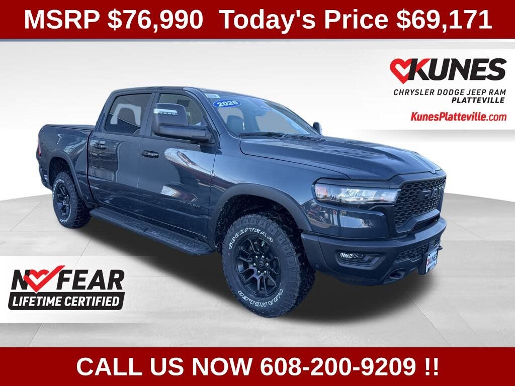 2026 RAM 1500 Rebel Crew Cab 4WD