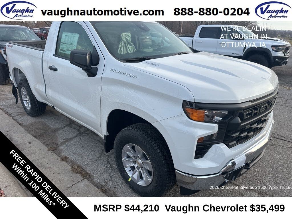 2026 Chevrolet Silverado 1500 Work Truck Regular Cab 4WD