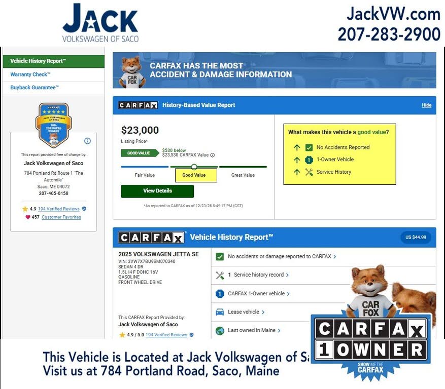 2025 Volkswagen Jetta SE FWD
