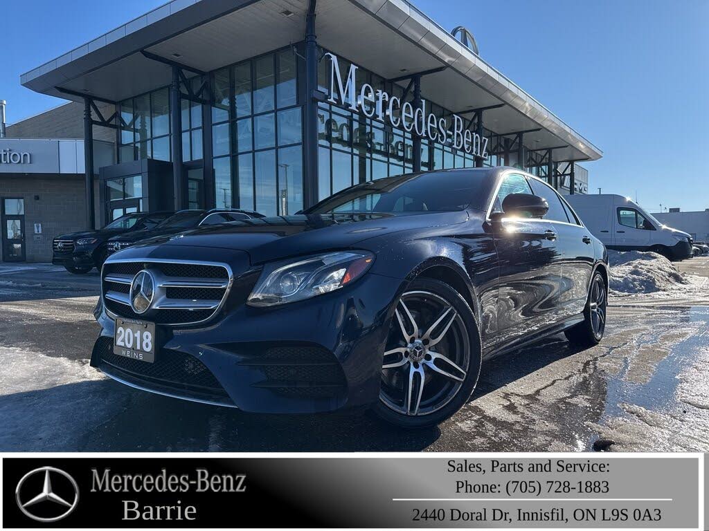 2018 Mercedes-Benz E-Class E 300 4MATIC Sedan AWD
